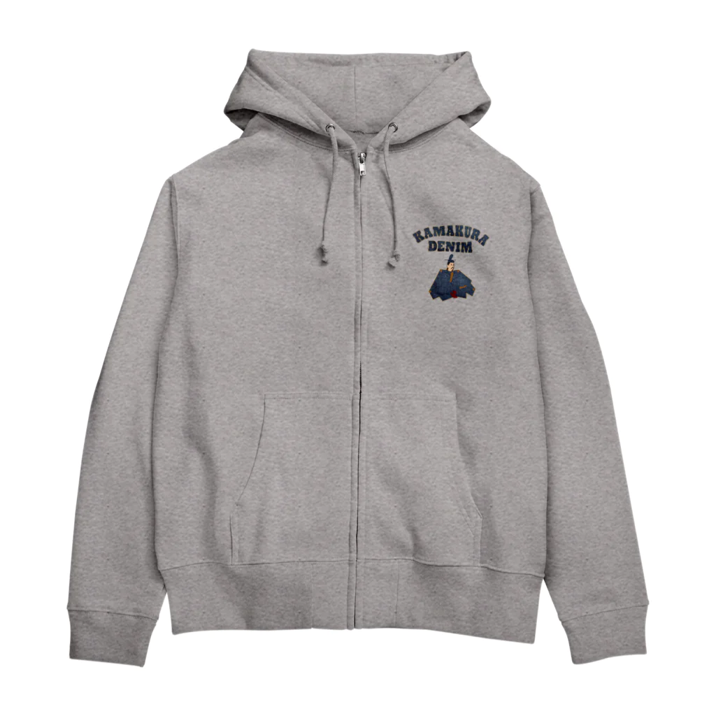 キッズモード某の鎌倉デニム Zip Hoodie