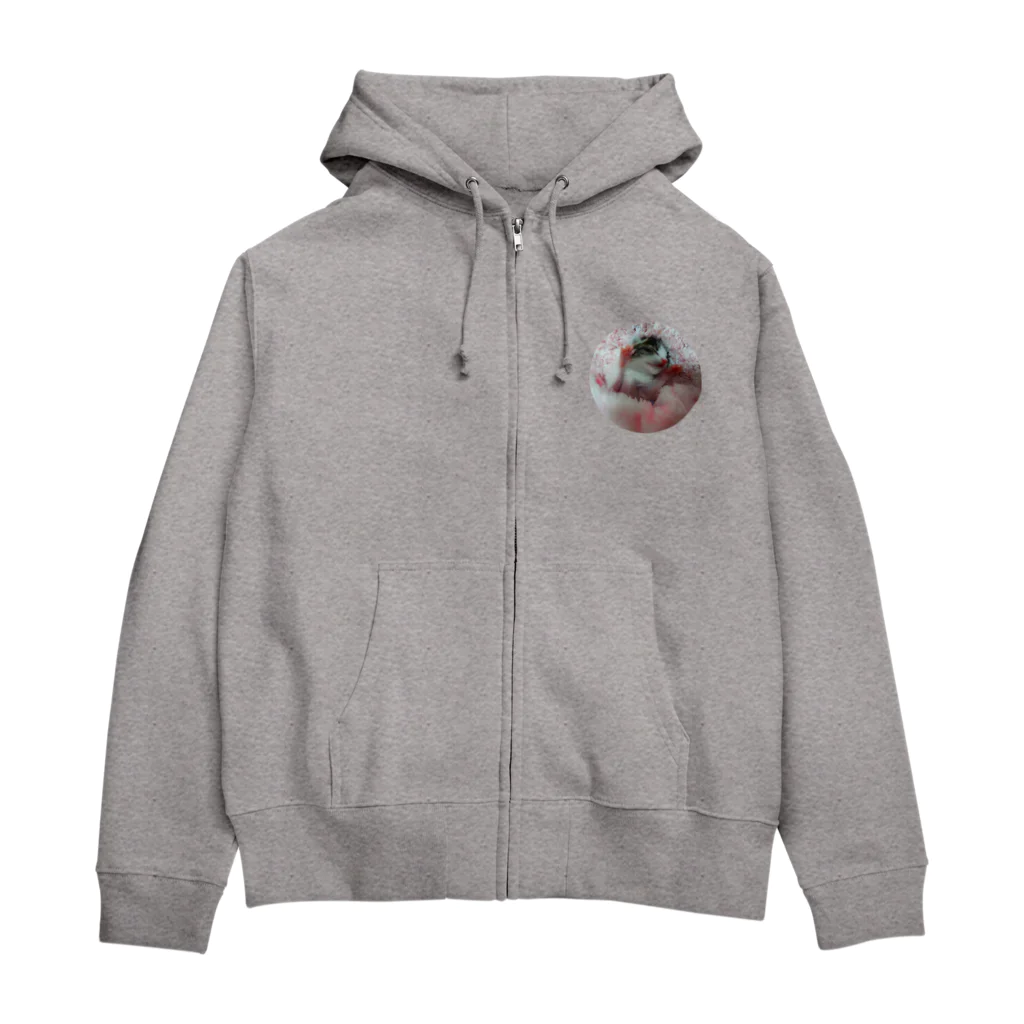 KONJYU5のベイビーサラン Zip Hoodie