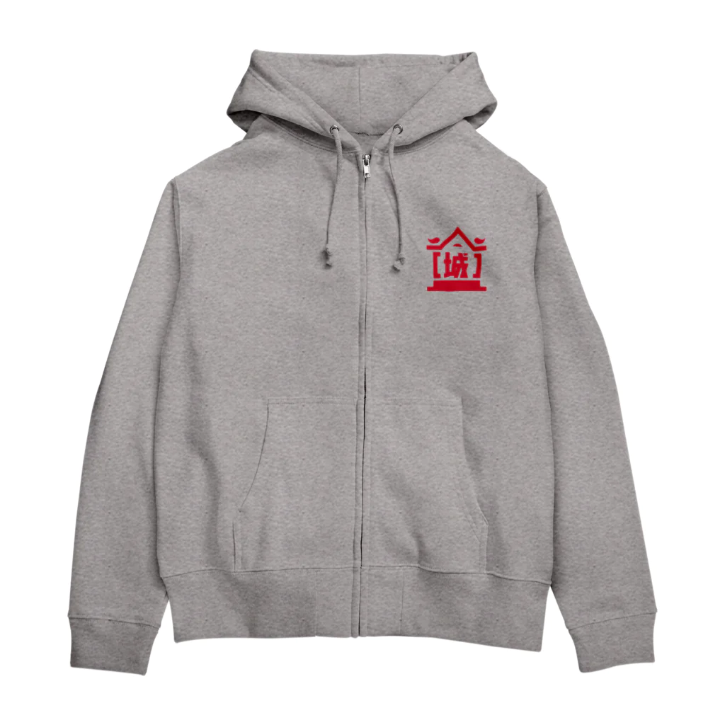 Characo_incの城の家紋 Zip Hoodie