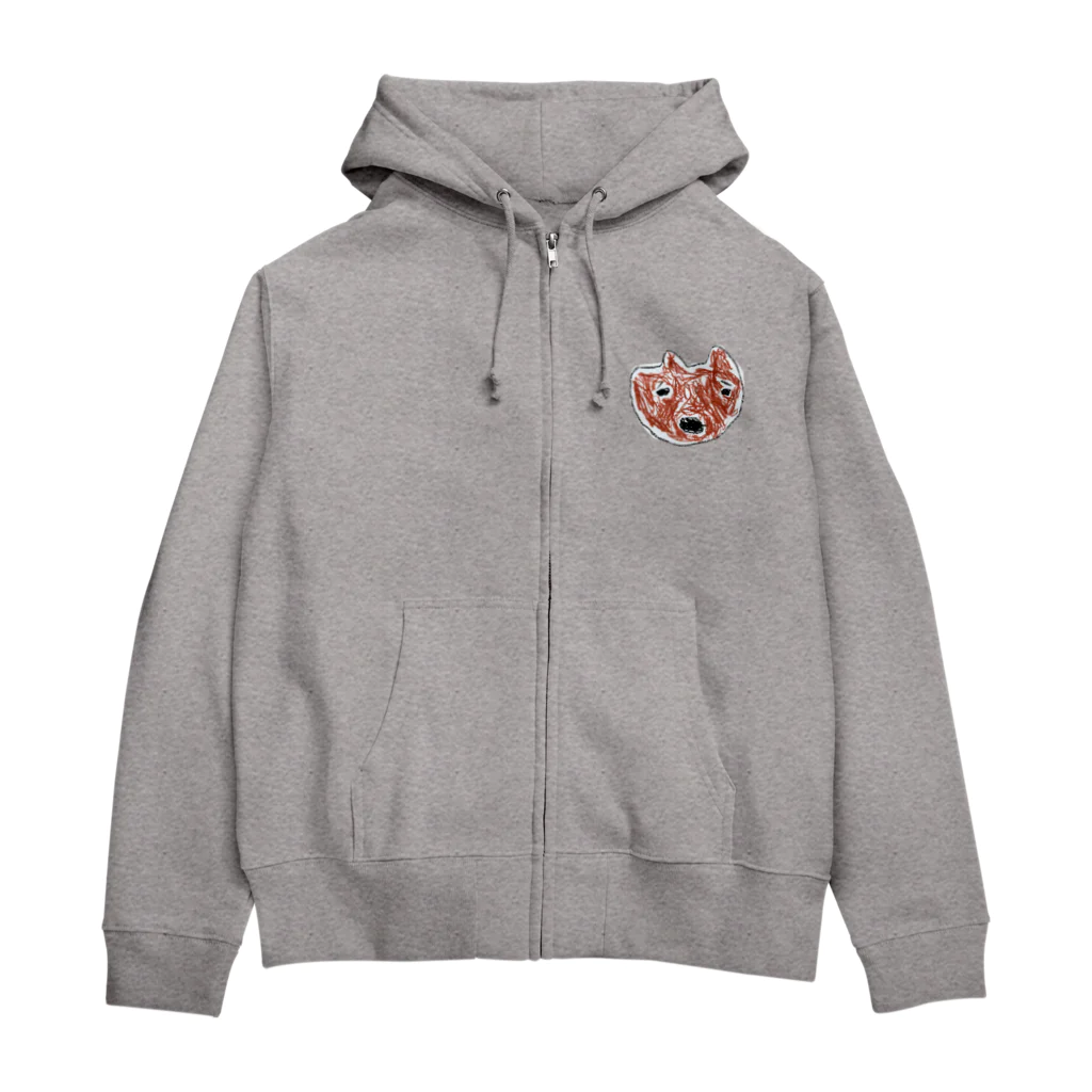 catnip factoryのおおかみくん Zip Hoodie