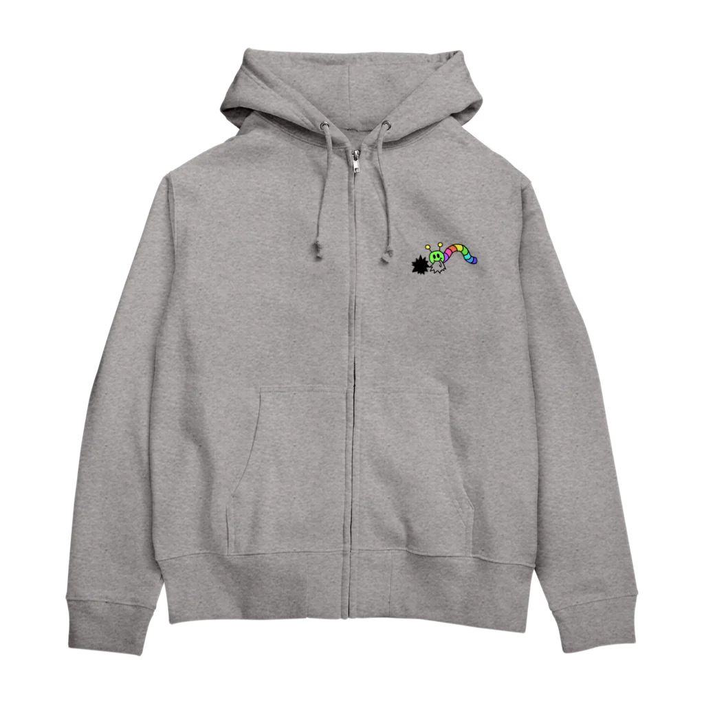 mokugyobuchoの虫食い！ Zip Hoodie