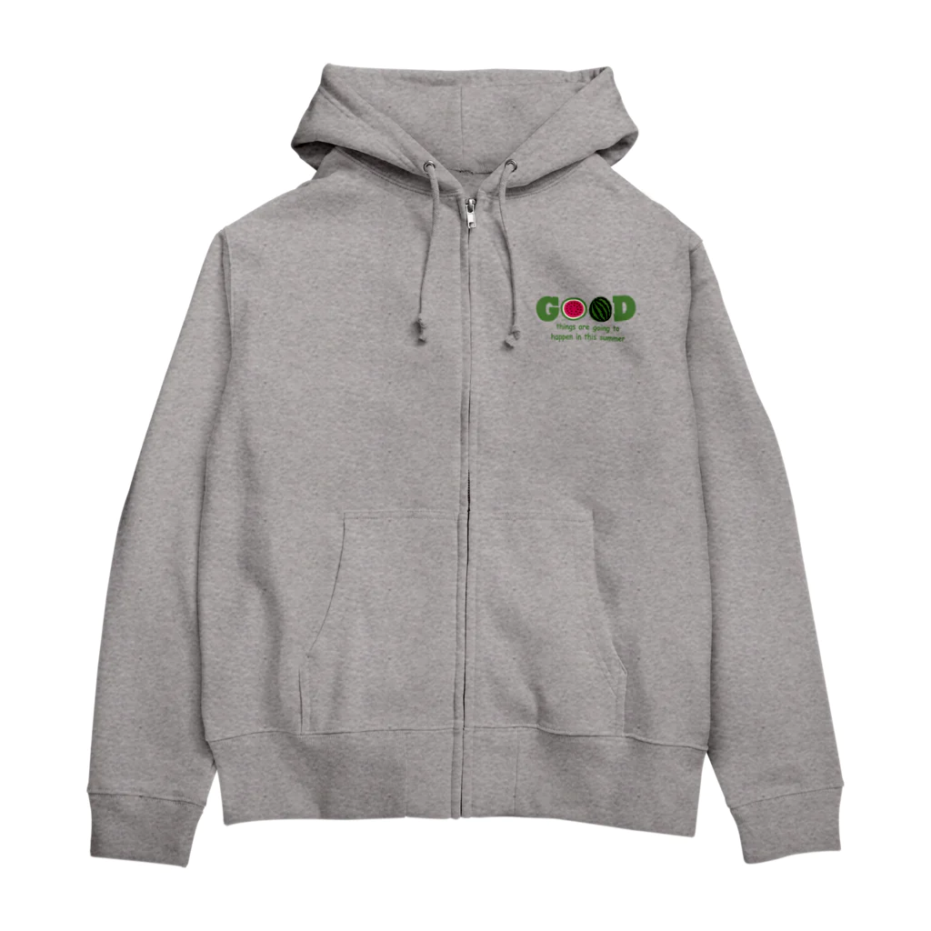 キッズモード某のこの夏いい事あるよ Zip Hoodie