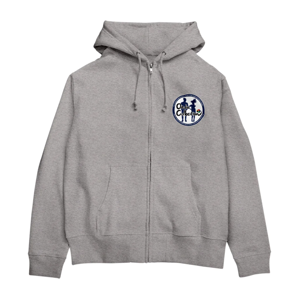 Oedo CollectionのHeadphones Boy／濃色ジップパーカー Zip Hoodie