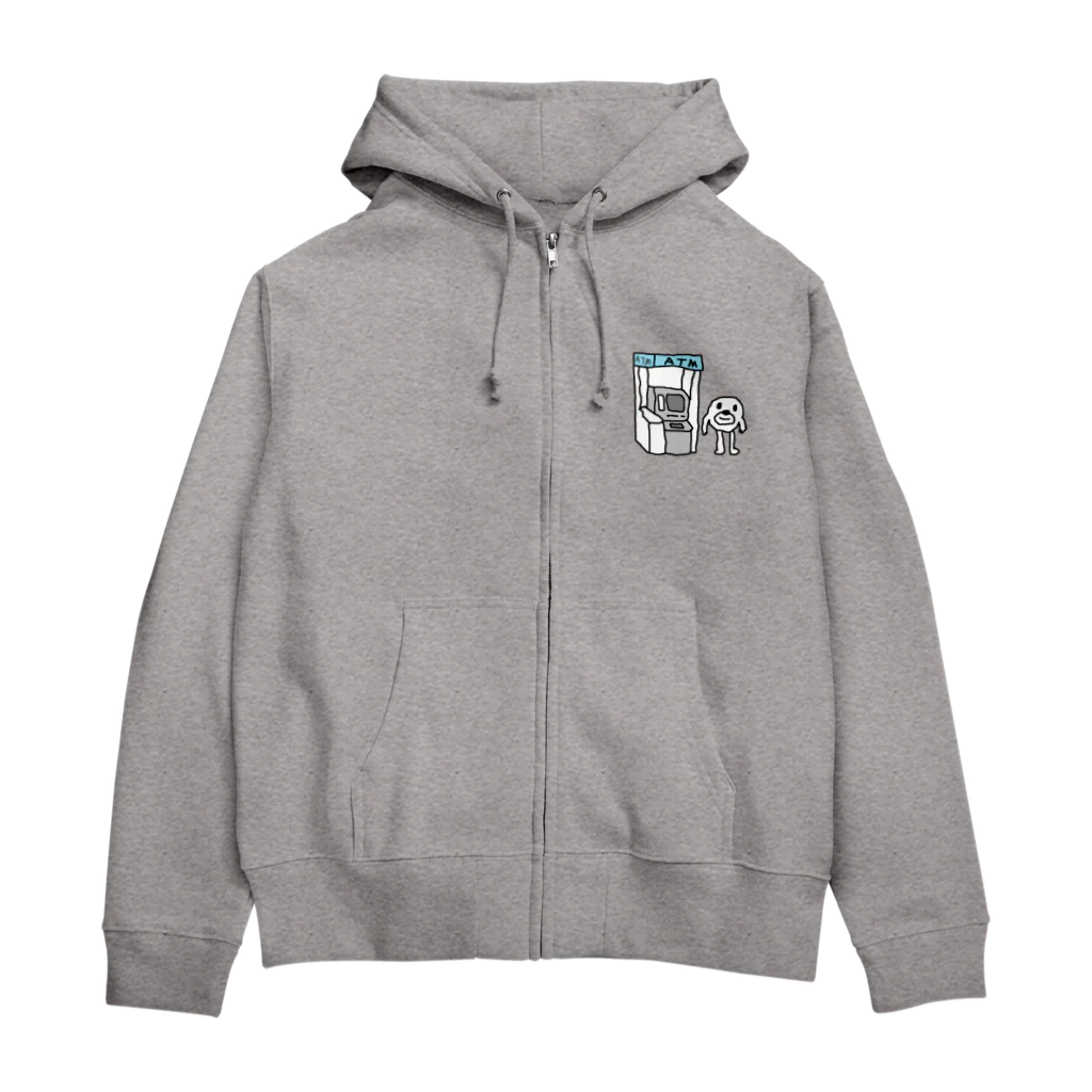 セブ山のグッズ売り場の所持金ゼロ Zip Hoodie