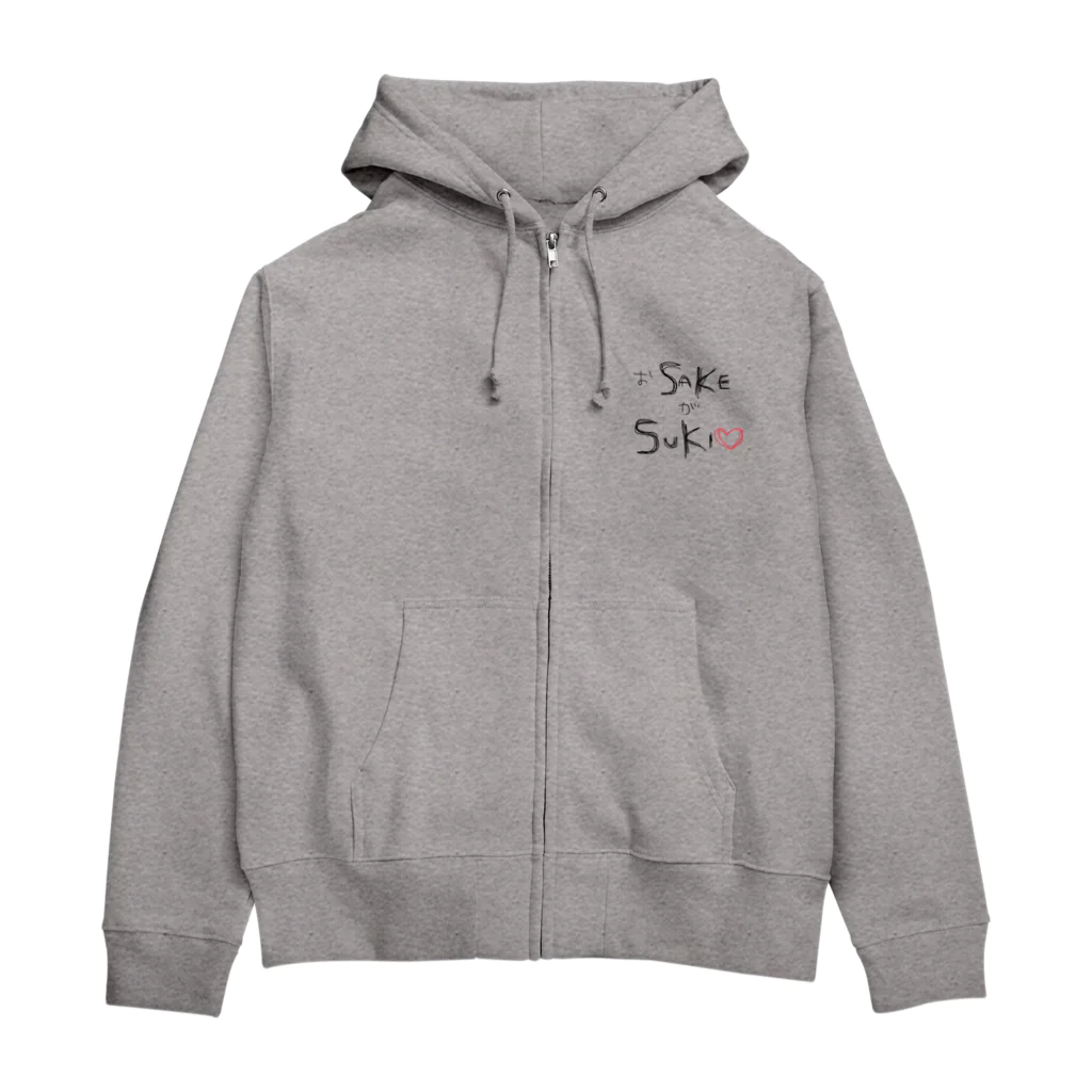 teibaのおSAKEがSUKI Zip Hoodie