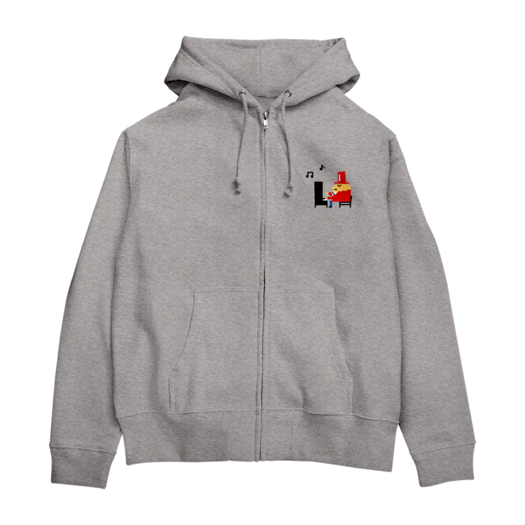 ryoubのThe Pierre （ドット絵） Zip Hoodie