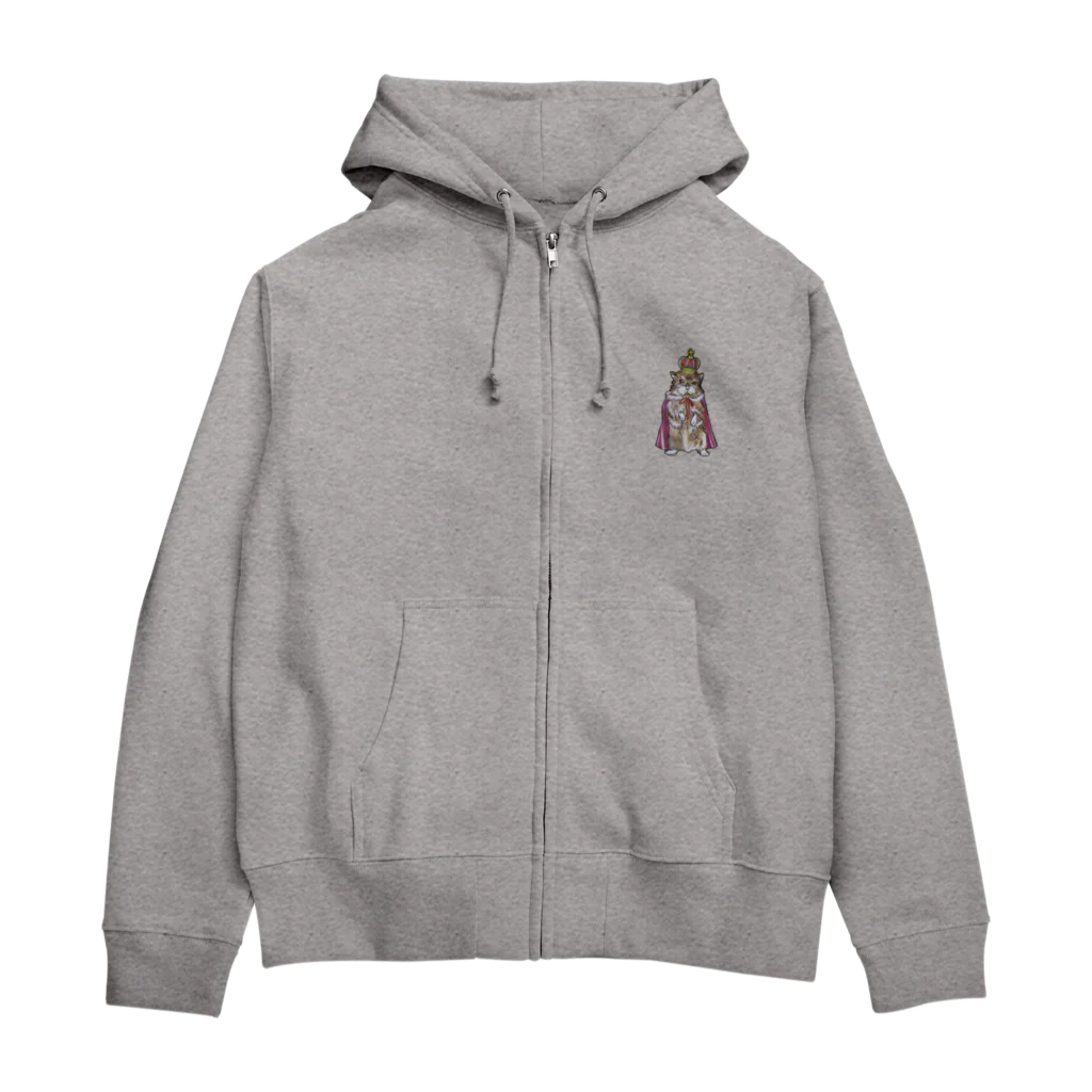 ruca's shopのねずみの王様 Zip Hoodie