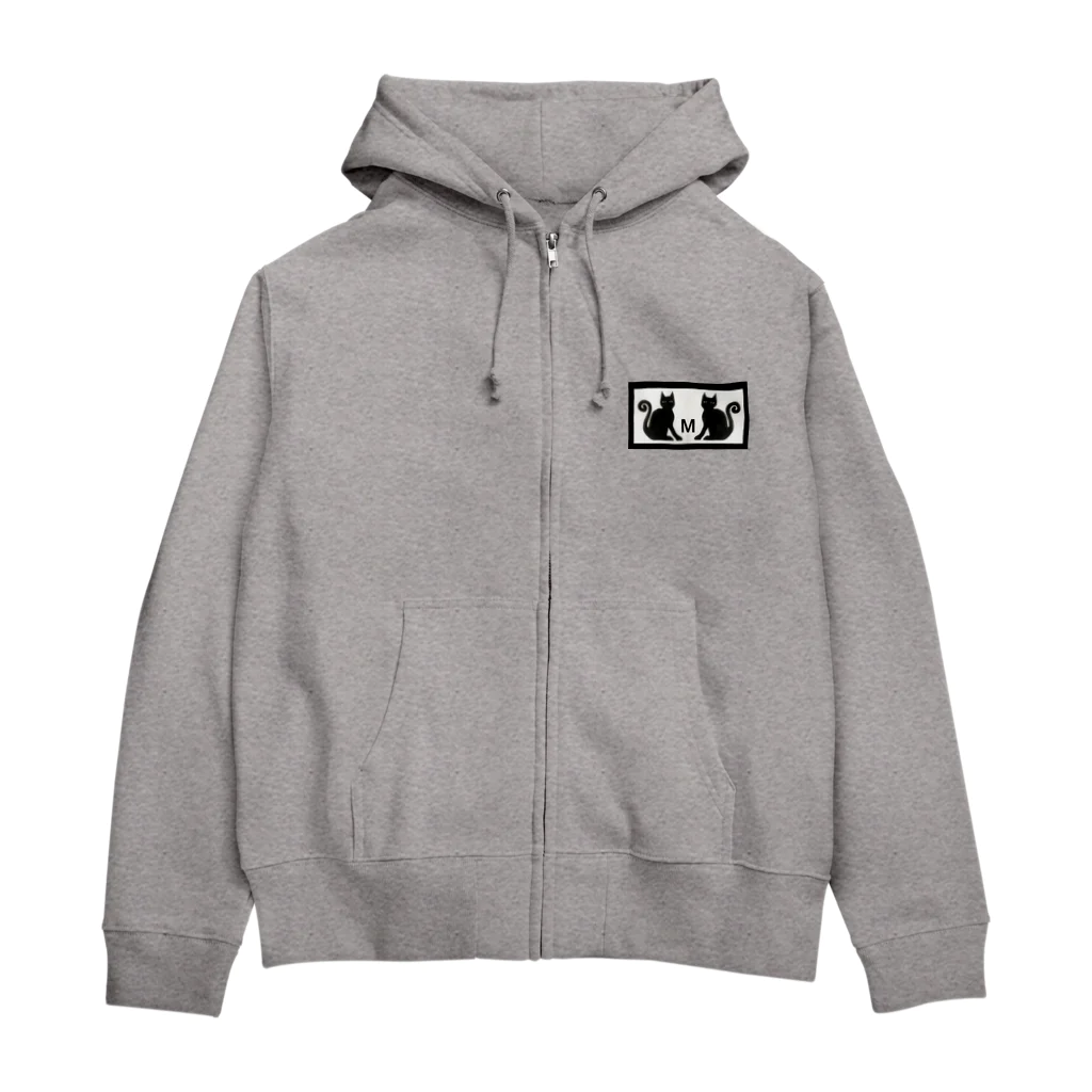 未野のグッズ屋さんの未野猫 Zip Hoodie