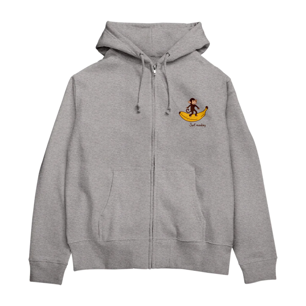 キッズモード某のサーフモンキー Zip Hoodie