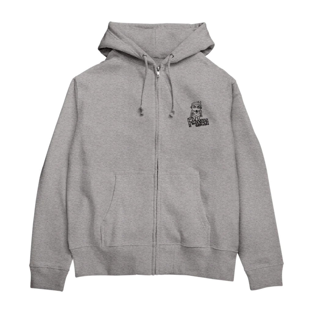 moja-moja artのP-MEN Zip Hoodie