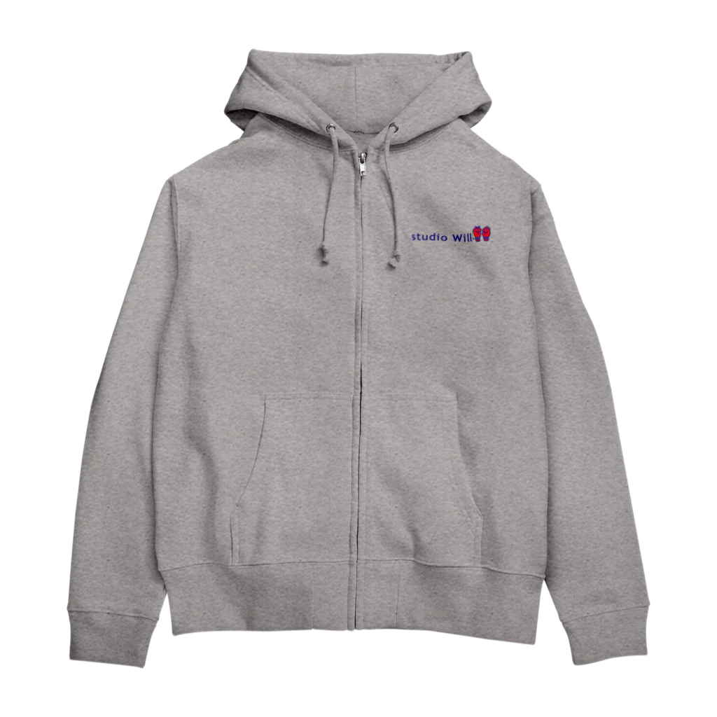 総合格闘技・フィットネス studio Willのstudio Will×INGRID オリジナルジップパーカー_C Zip Hoodie