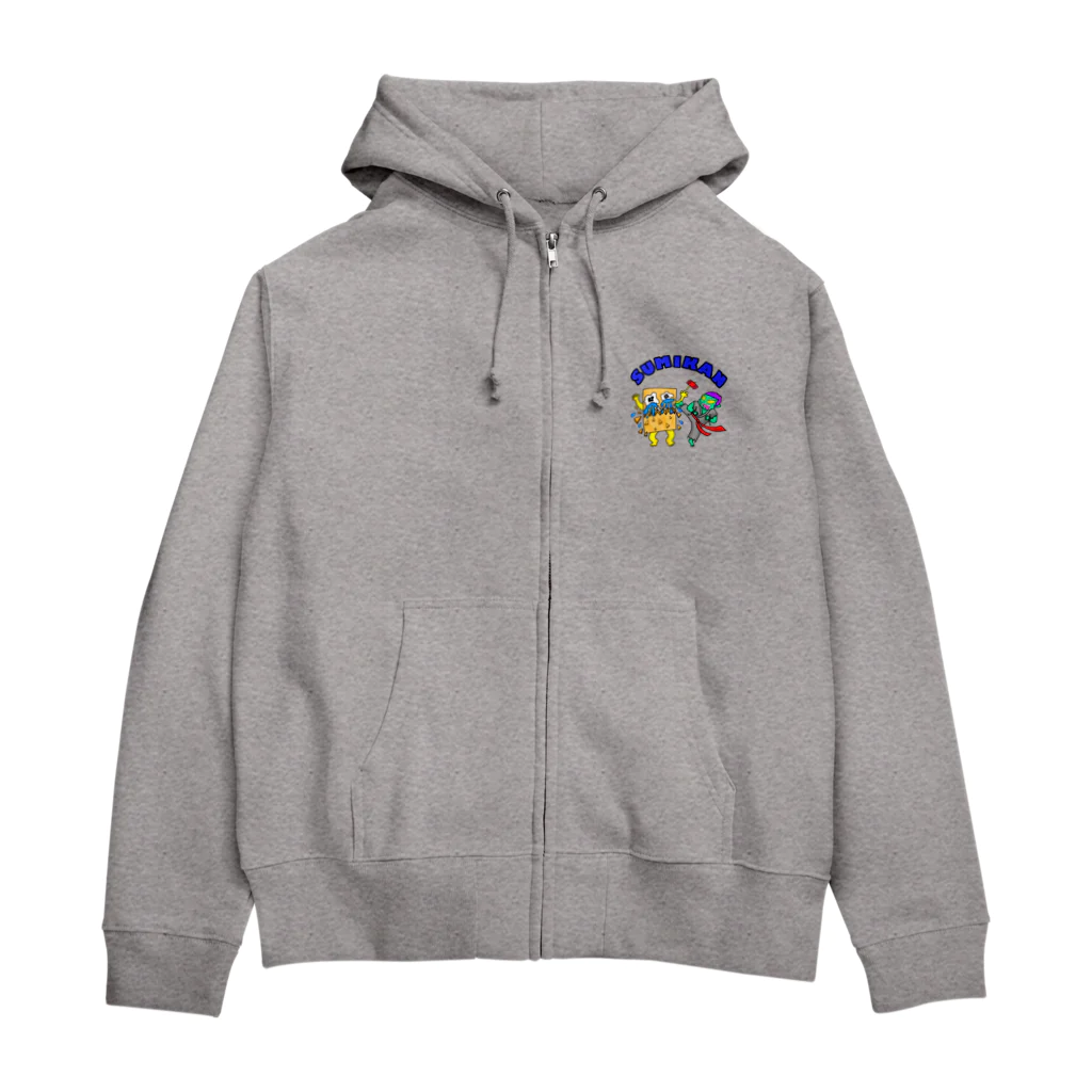 sumikanshopのスミカンvsウッドマン Zip Hoodie