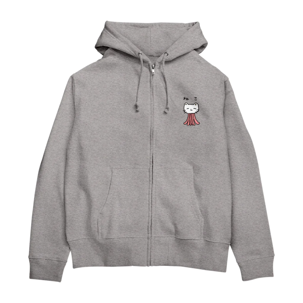 鯖野モヨウのねこチャン Zip Hoodie