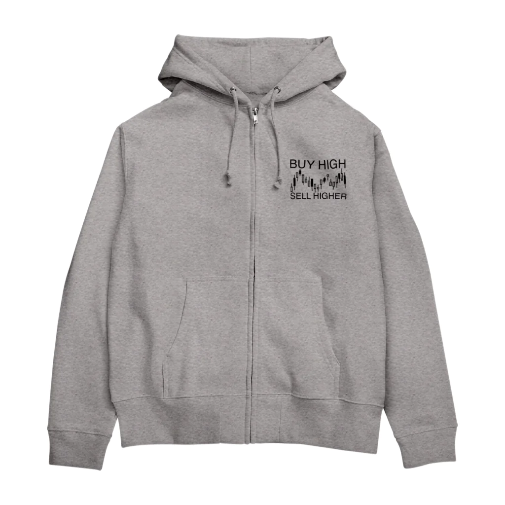 AURA_HYSTERICAのBuy high, sell higher Zip Hoodie