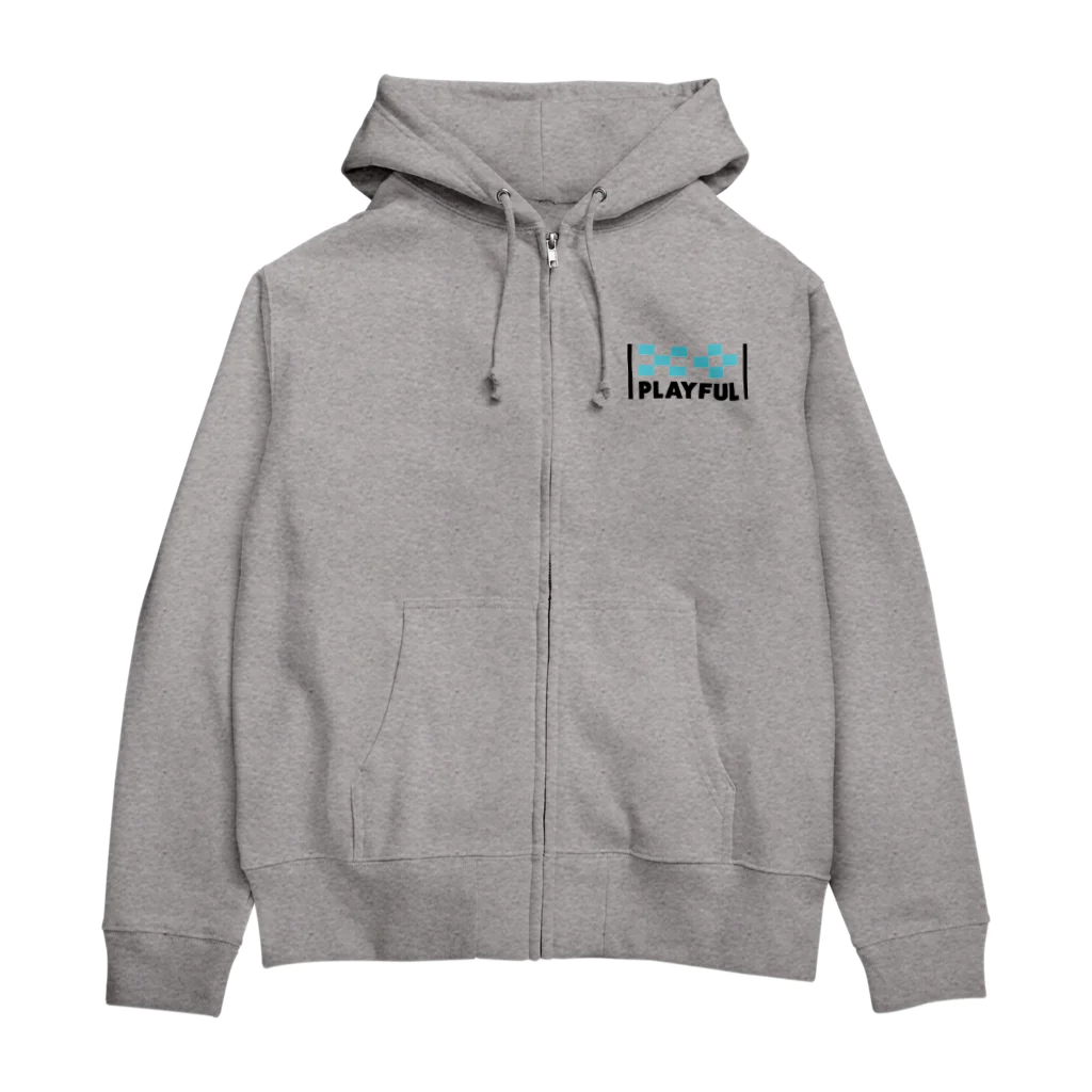 PLAYFULの琉球絣 Zip Hoodie