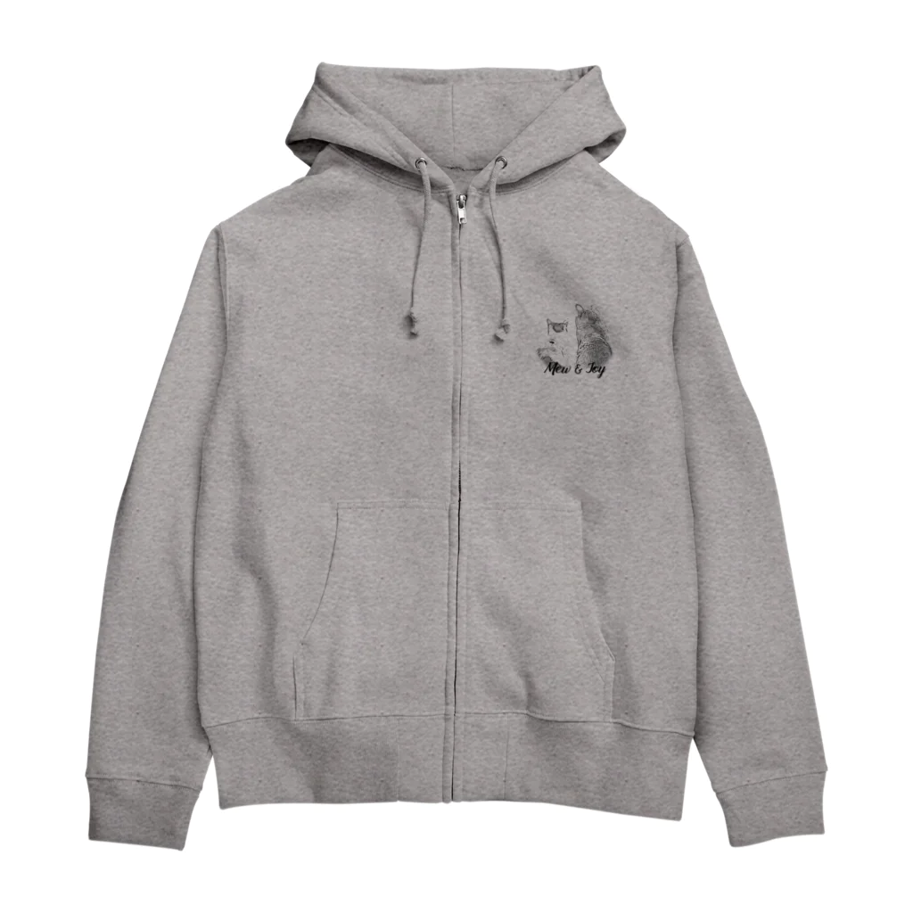 .JUICY-SHOP. | JOYFULの茶寅兄猫 | JOYFUL x JOYFUL DESIGNS 0a7 Zip Hoodie