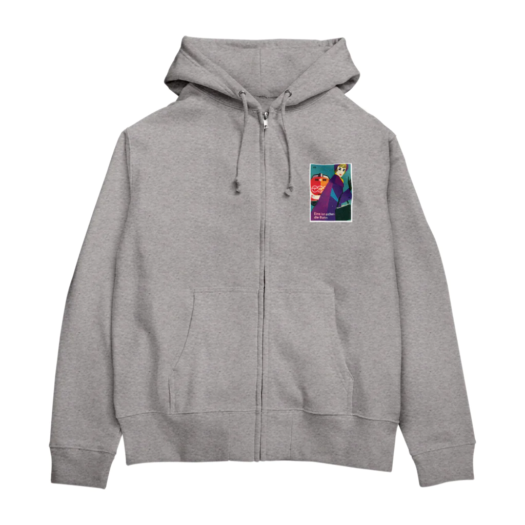 YS VINTAGE WORKSのドイツ国鉄 DB レディー３　ストール Zip Hoodie