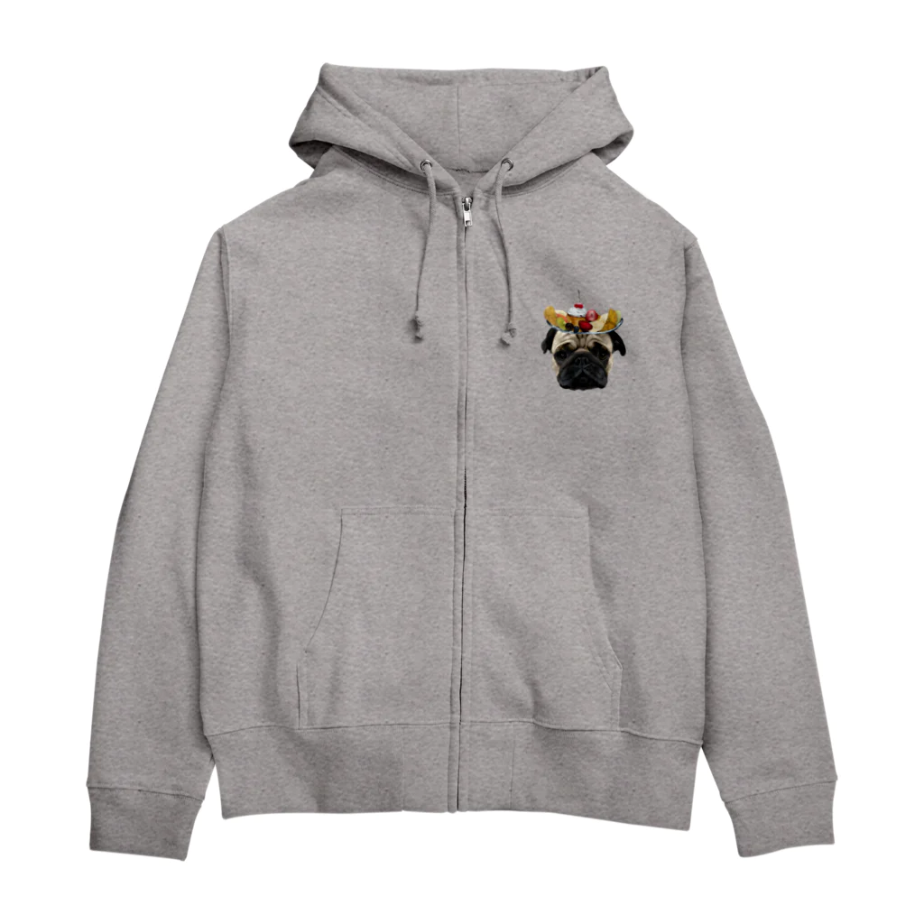 cosajisalut100ponの７９．チョビンアラモード Zip Hoodie