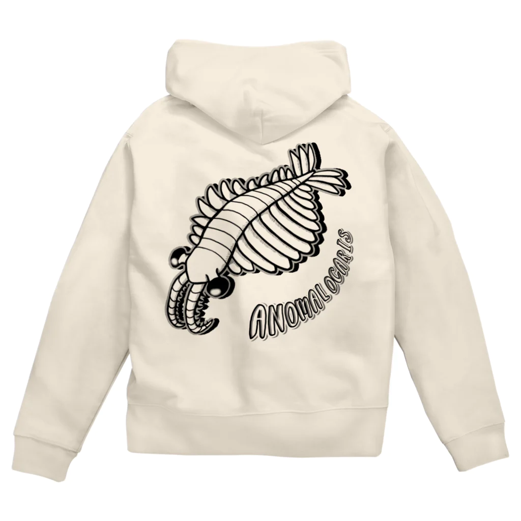 LalaHangeulのAnomalocaris (アノマロカリス)　バックプリント Zip Hoodie