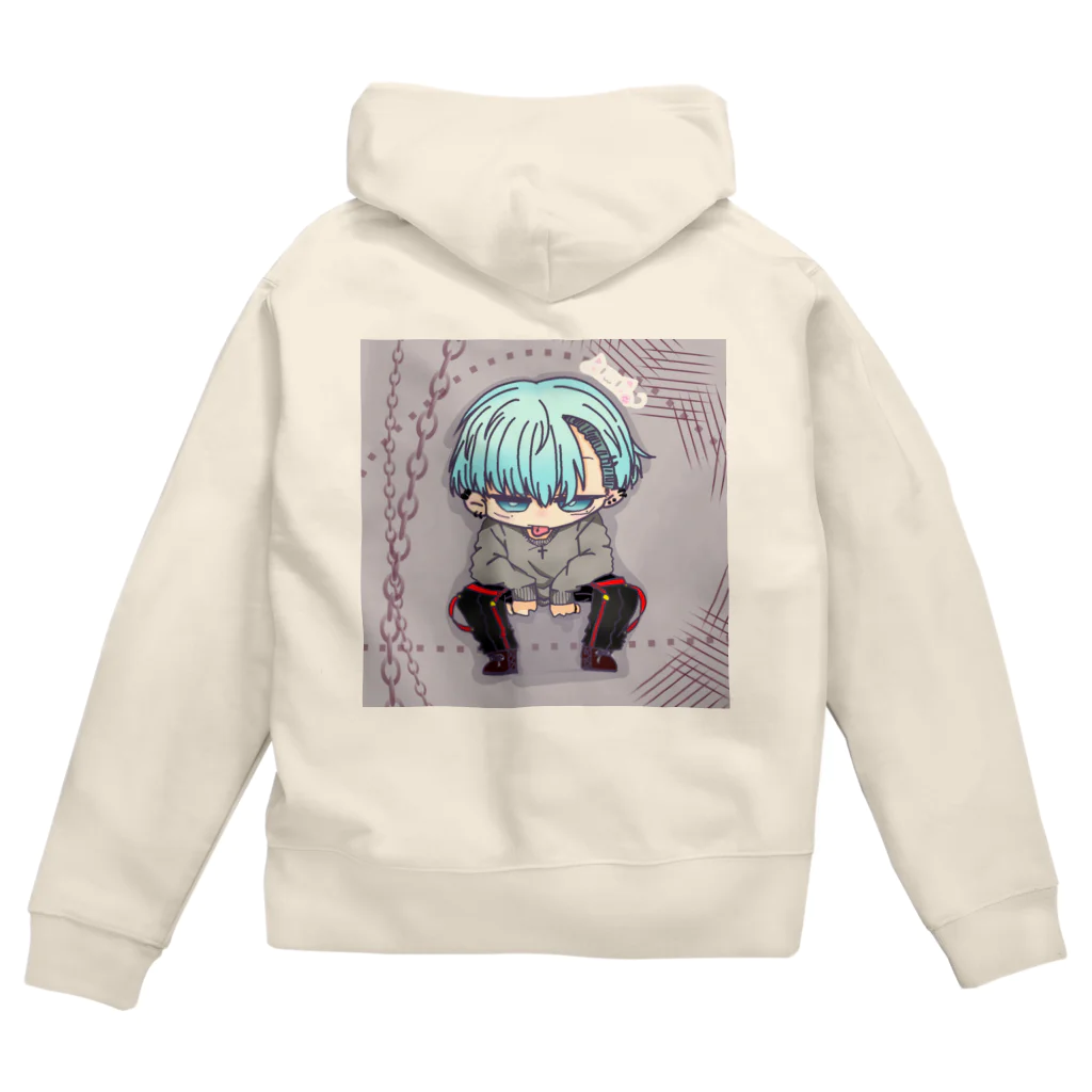 ノルのノルくんオリジナルジップパーカー Zip Hoodie