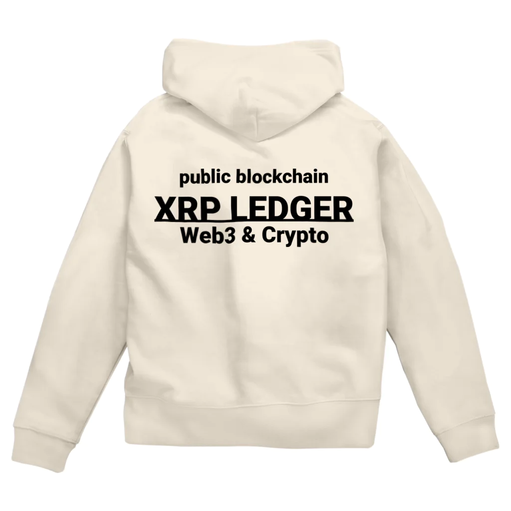 Pana@XRPのXRPL　web3&crypto Zip Hoodie