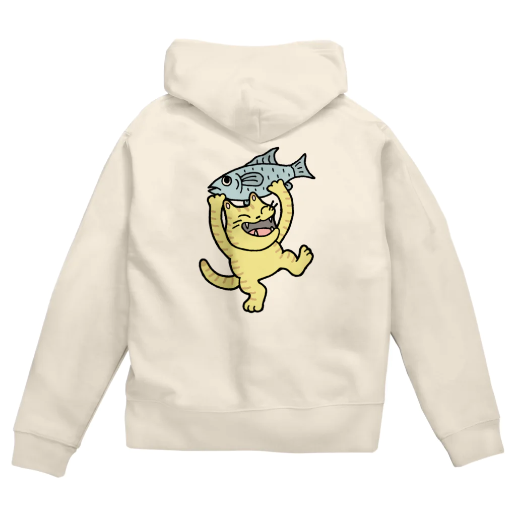 mikepunchのお魚ゲット～♪ Zip Hoodie