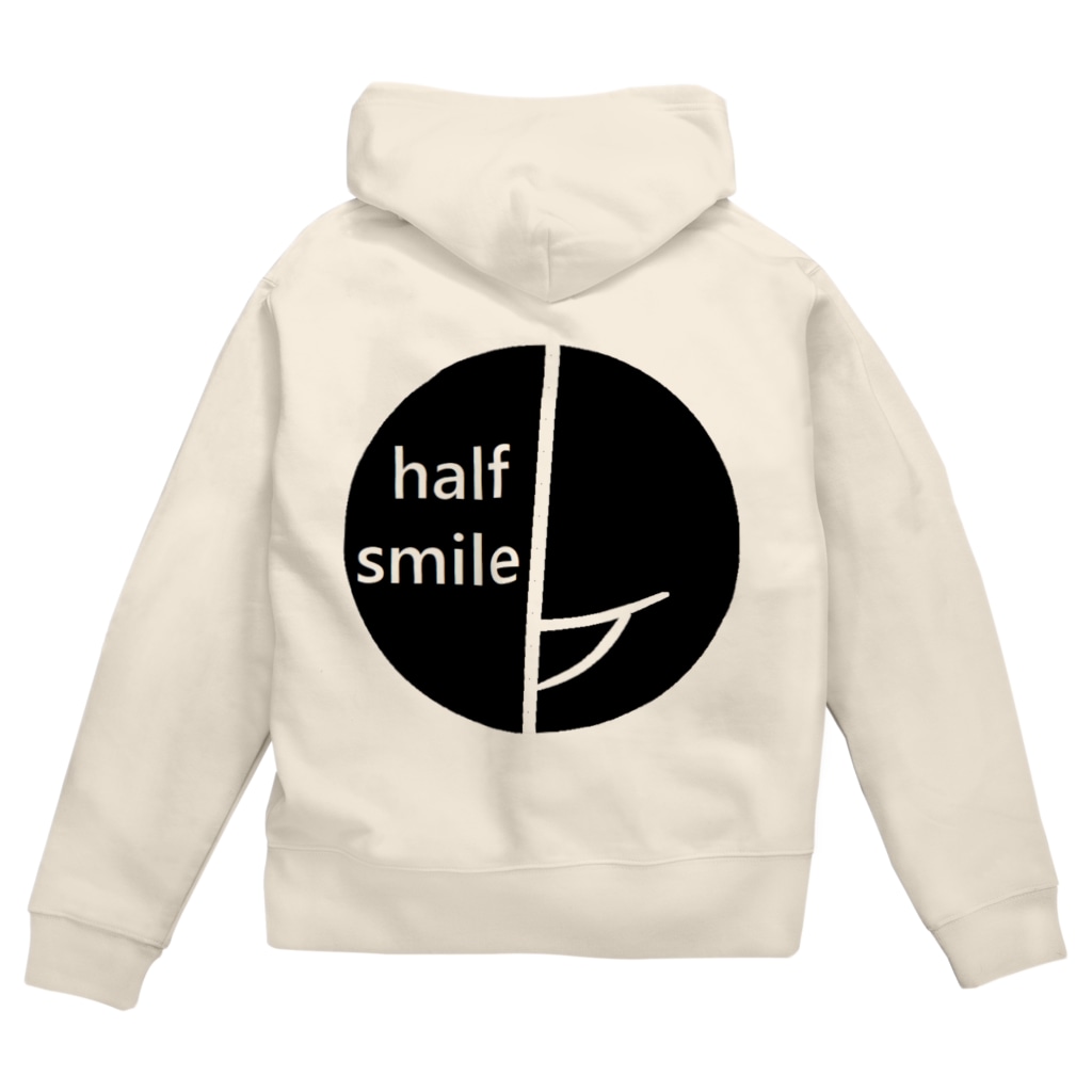 いっぷく処 てんてんのhalf smile Zip Hoodie