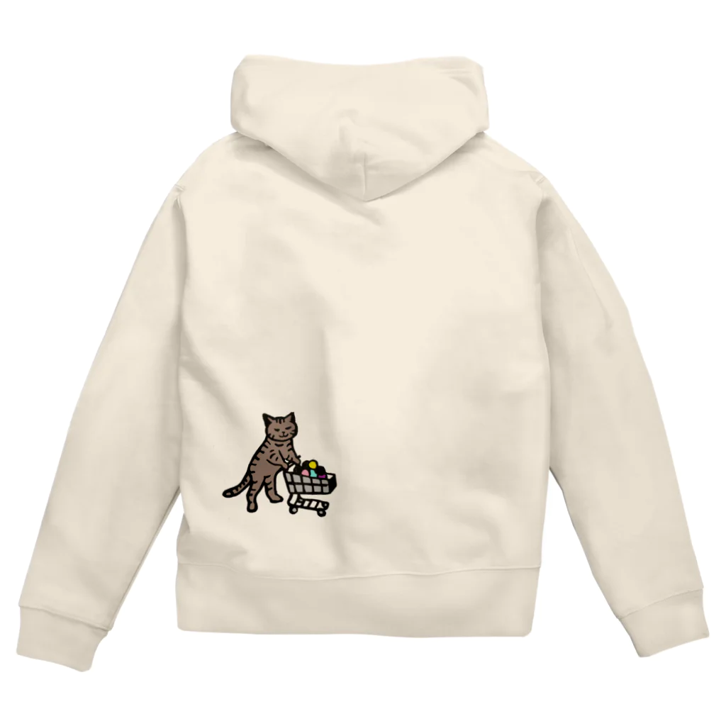 雑貨屋ナムジャイのナムジャイ猫 Zip Hoodie