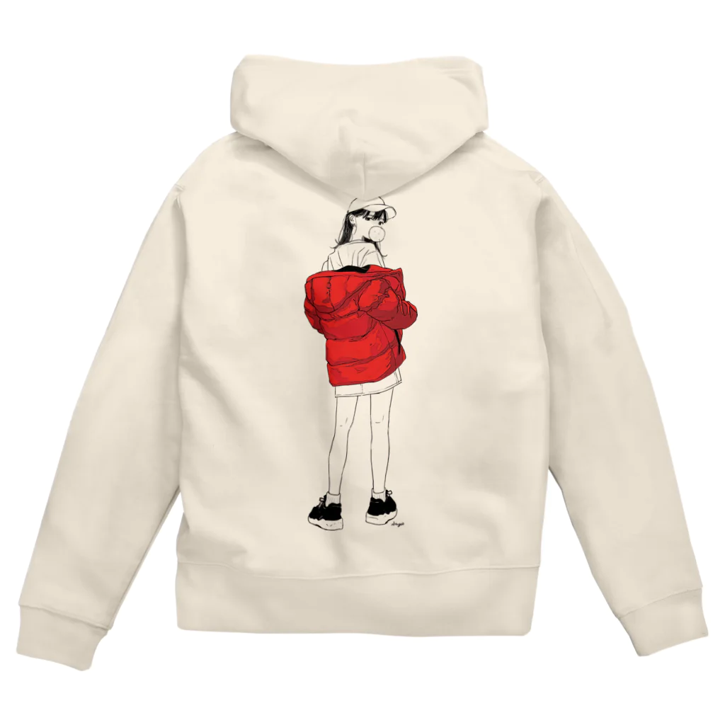 俺シーサイドのガム女2019 Zip Hoodie