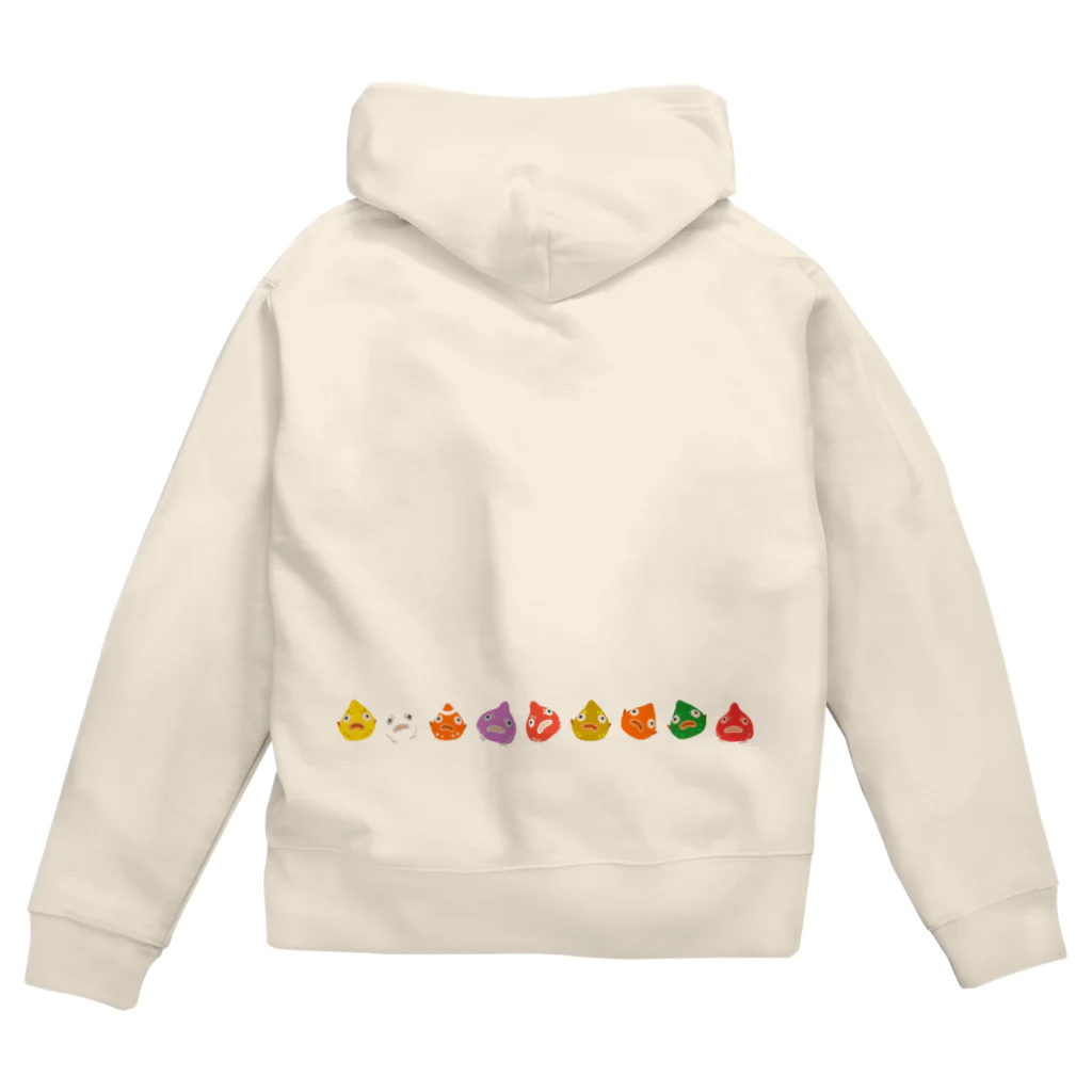 さちこの生物雑貨のダンゴウオず Zip Hoodie