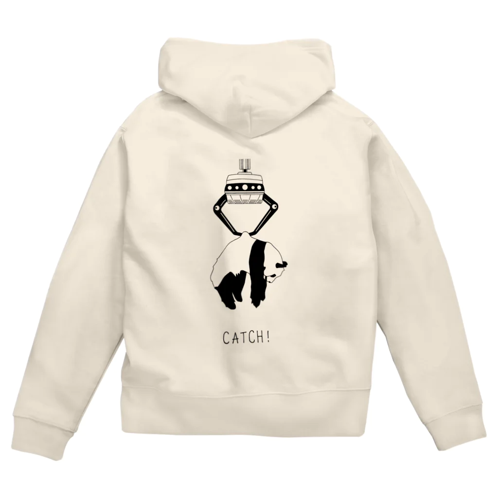 イトスク　のPANDAキャッチャー Zip Hoodie