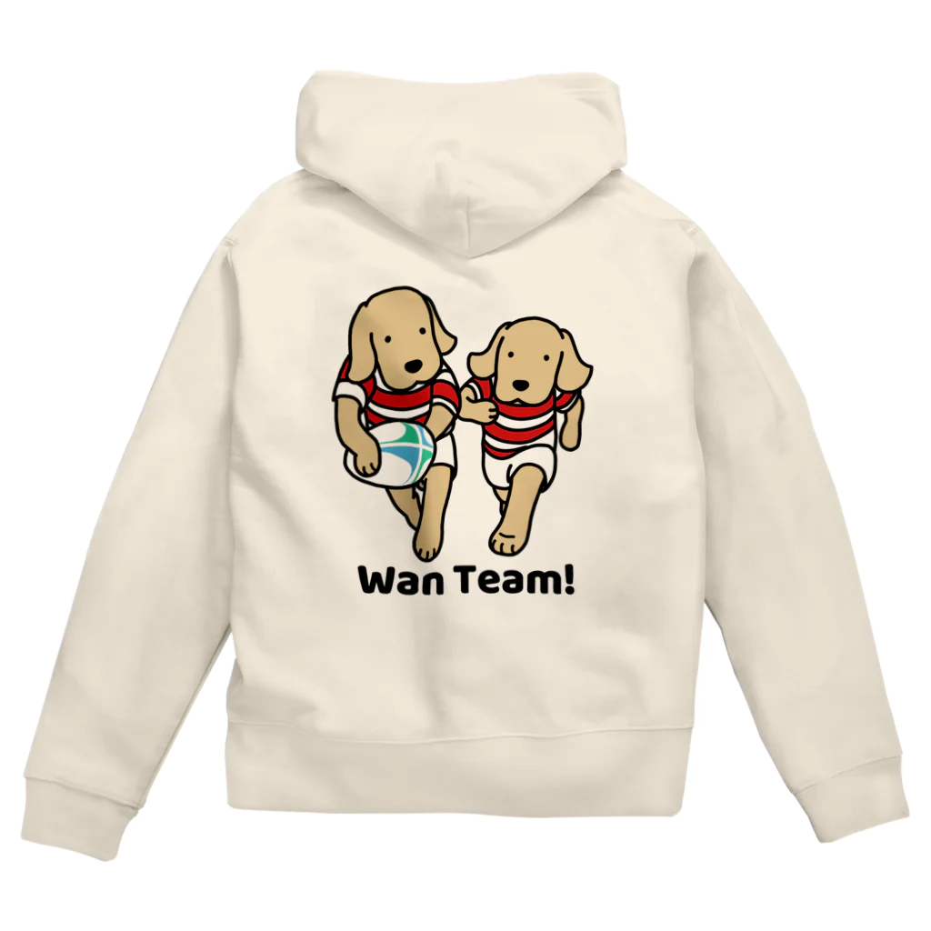 efrinmanのラグビー Wan Team ジップパーカー