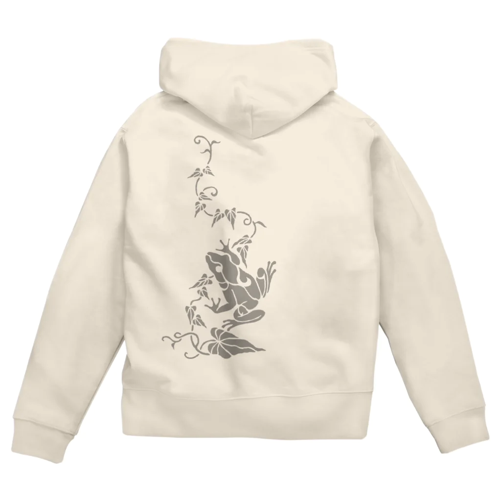 ツバメ堂の蔦とかえる Zip Hoodie