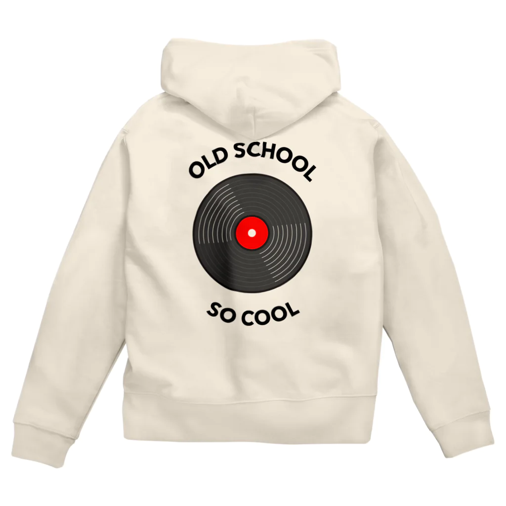 gemgemshopのOLD SCHOOL, SO COOL Zip Hoodie