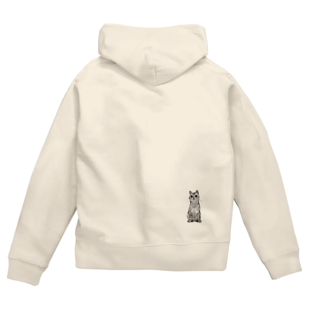 七箱のおキャット様 Zip Hoodie