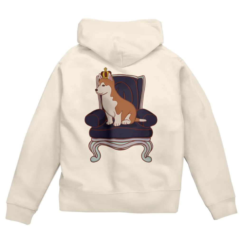 prunelleのKing Dog Zip Hoodie