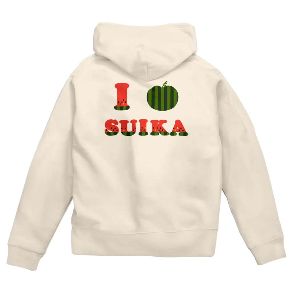 ユウィズのI♡SUIKA Zip Hoodie