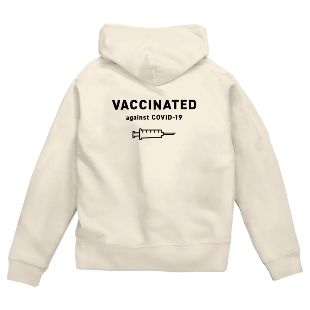 youichirouのワクチン接種済(VACCINATED) ジップパーカー