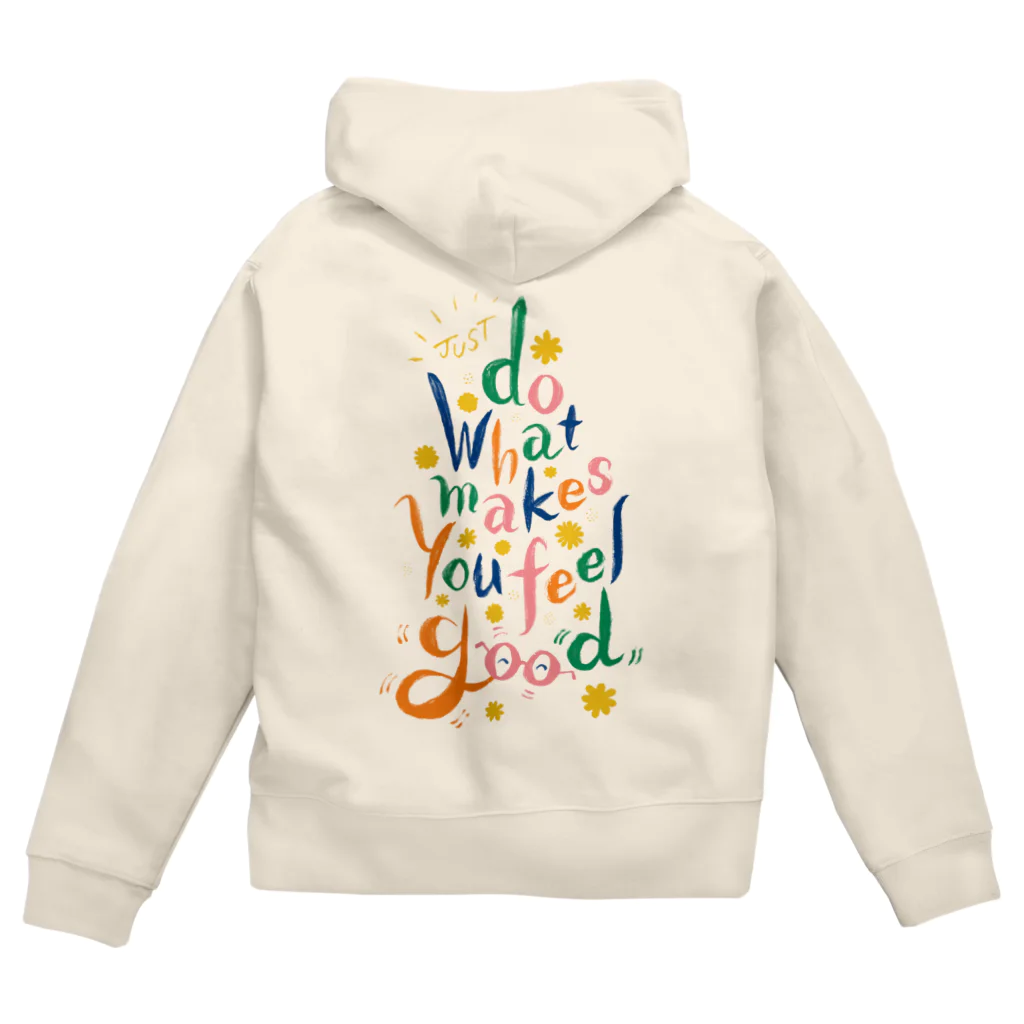 IZANAMI by Akane Yabushitaの好きこそものの上手なれ(Just Do What Makes You Feel Good) Zip Hoodie