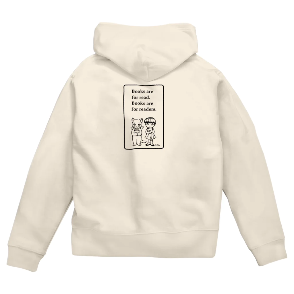 mikepunchの本と子どもたち Zip Hoodie