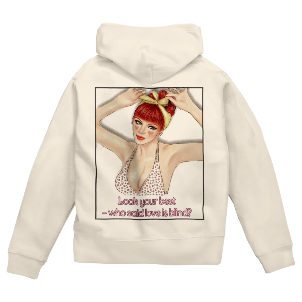 Felony CrimeのPinup Girl Zip Hoodie