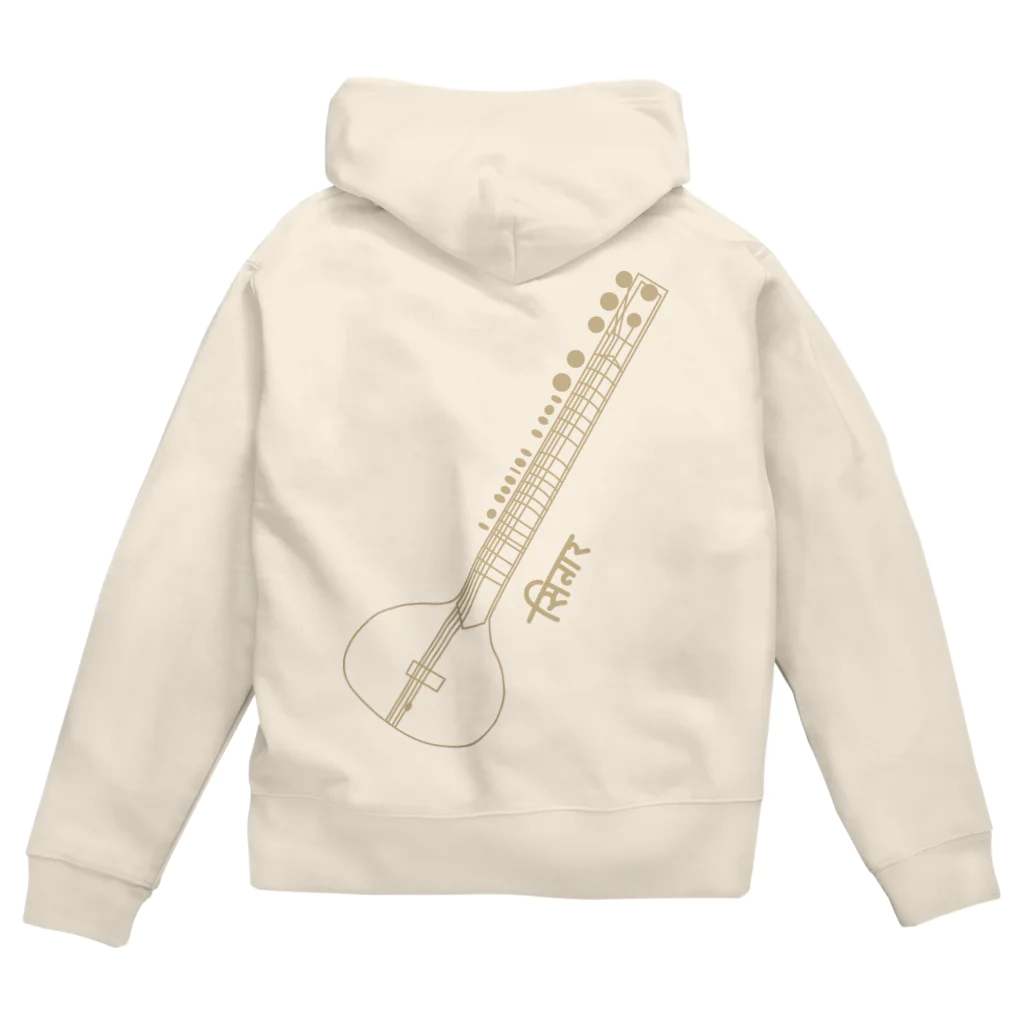 Ruchiのシタール Zip Hoodie