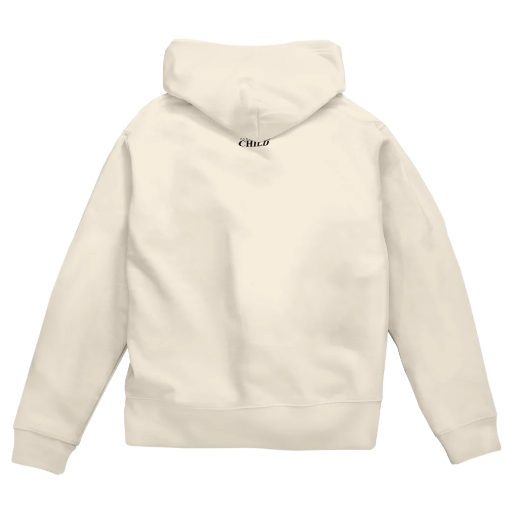 PARENT and CHILDの【👶】わをん(白) Zip Hoodie