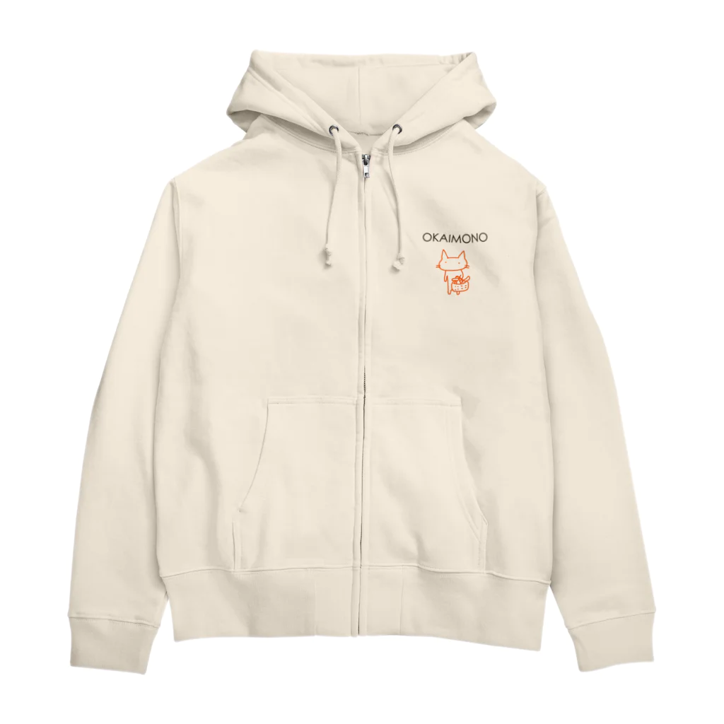 さくらもち市長のSUZURI商店の猫ちゃんさんのお買いもの Zip Hoodie