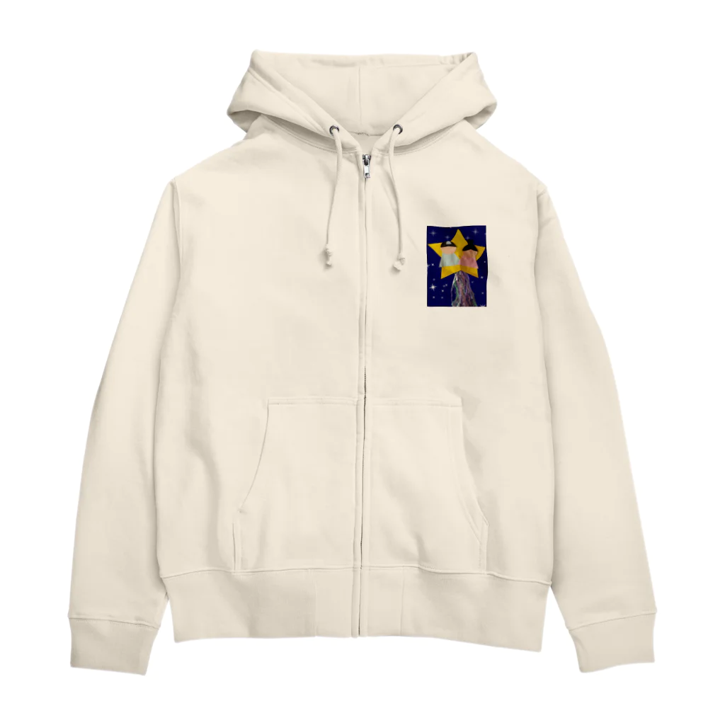 思い出ショップのたなばたデート Zip Hoodie