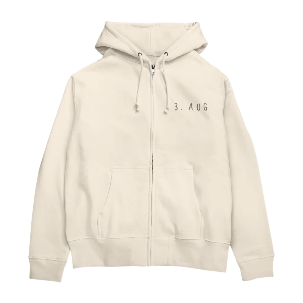 OKINAWA　LOVER　のバースデー［3.AUG］ Zip Hoodie