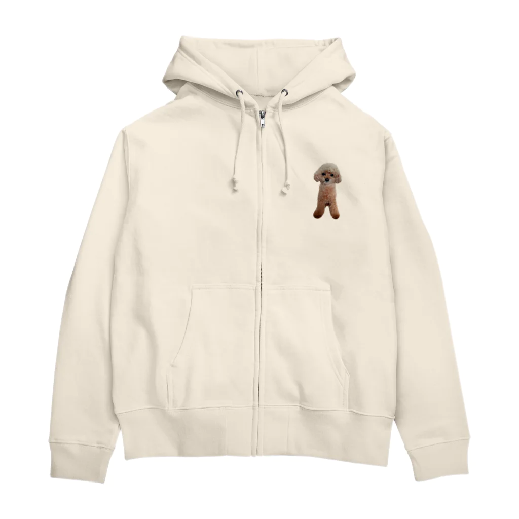 エルナナのトイプードル ジップパーカー Zip Hoodie