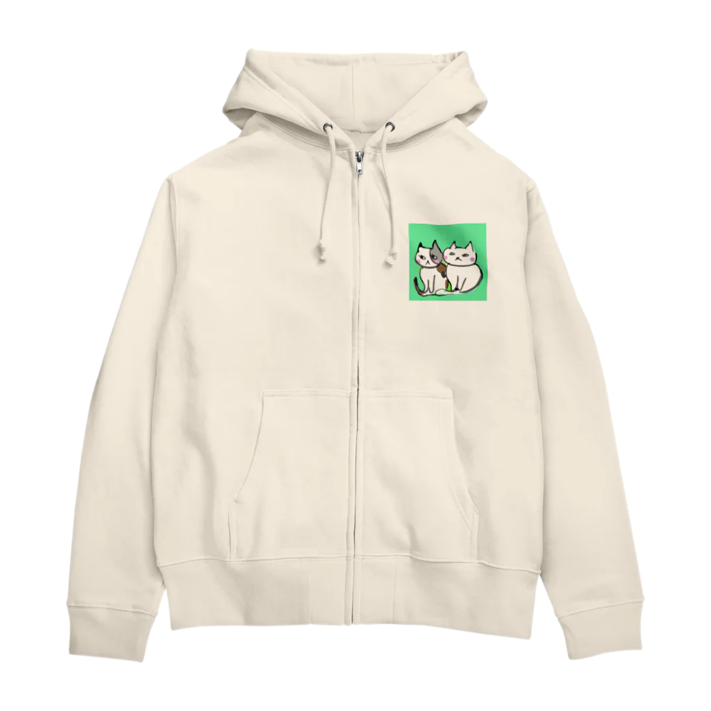 バンブークラブ のトトメルにゃん Zip Hoodie