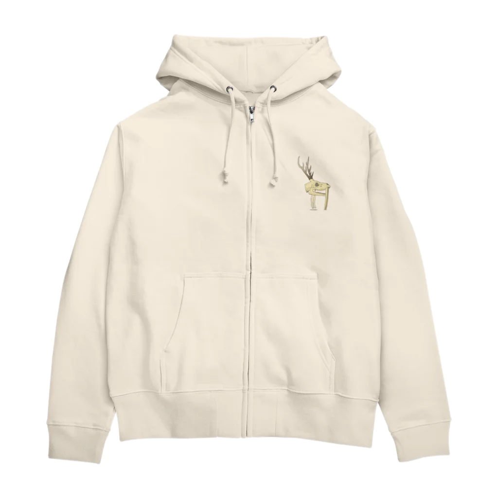 dougaseiseitokoroの足の生えた頭蓋 Zip Hoodie