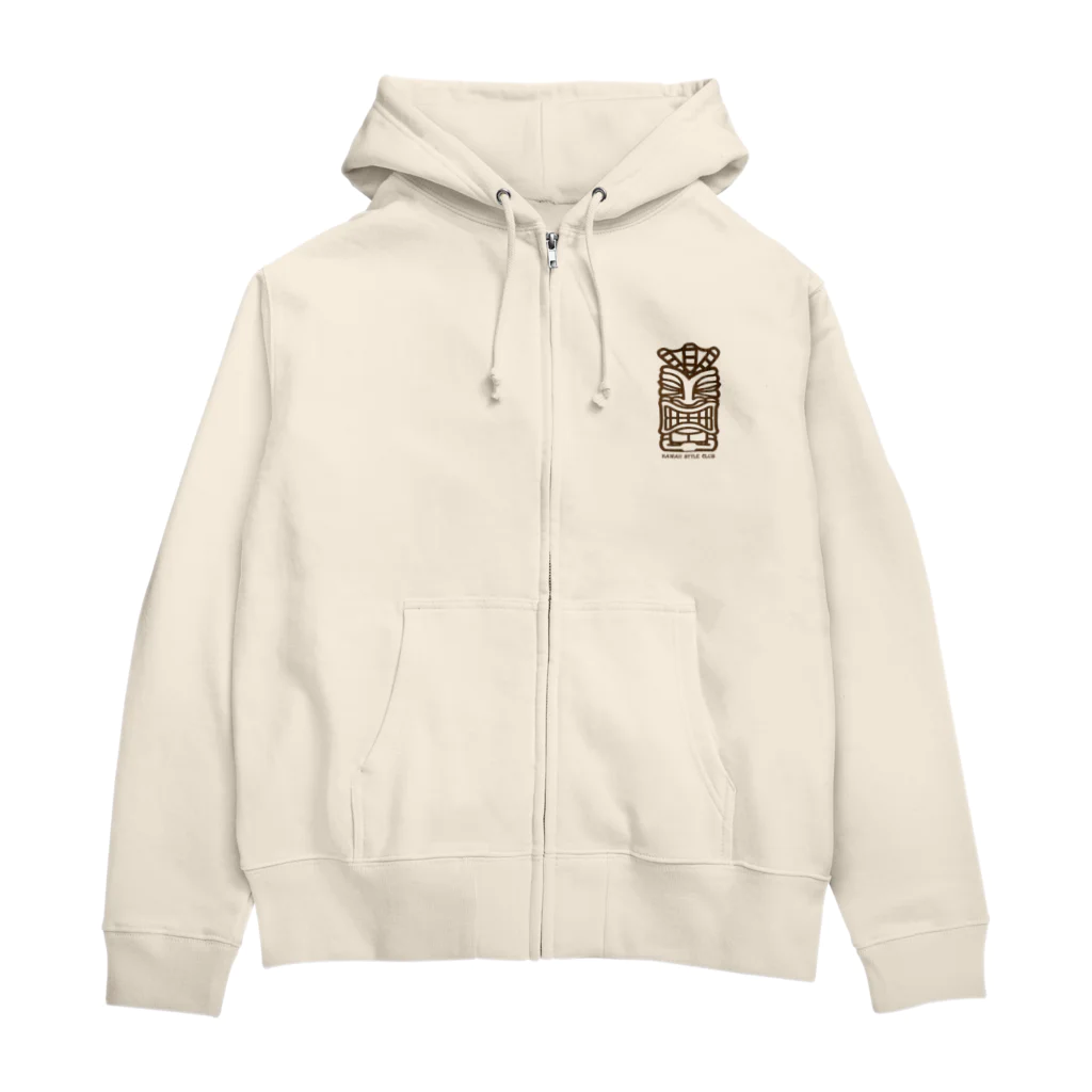 ハワイスタイルクラブのTIKI Zip Hoodie